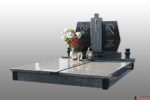 Double granite monument